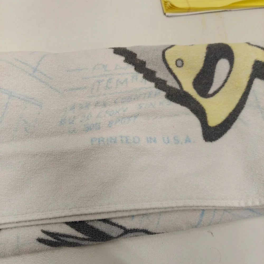 Vtg Home Improvement Beach Towel 58